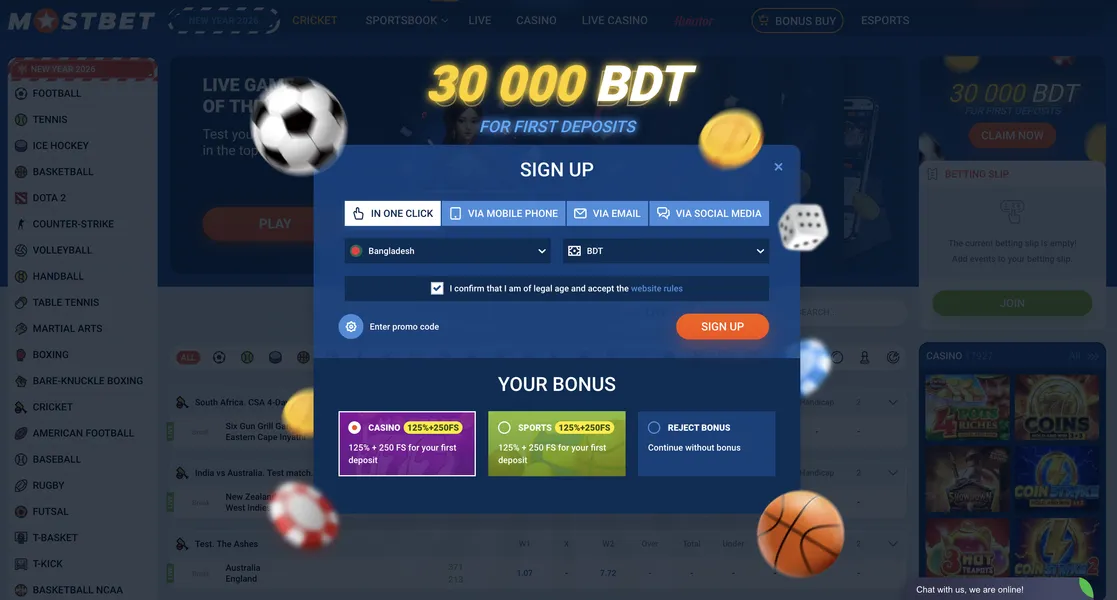 How to Create a Mostbet Account from Bangladesh
